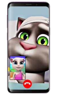 Fake Call Cat - Tom Toilet Screen Shot 5