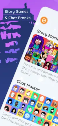 Story Master & Chat Master: Animated Real Stories Screen Shot 0