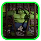 Super green monster fighting revenge halk adventur