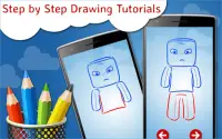 How to Draw Minecraft step by step Drawing App Screen Shot 2