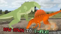 T-Rex Fights Spinosaurus Screen Shot 1