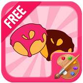 Donut Coloring Game