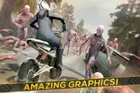 мотоцикл гонка vs злой зомби Screen Shot 2