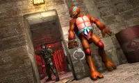 Turtle Hero Prison Flucht 2018: Zombie Ninja War Screen Shot 1