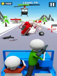 Road rage epic shooting Screen Shot 4