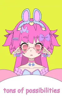 Cutemii: cute girl avatar maker Screen Shot 2