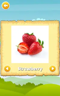 Learn fruit and vegetables for kids with Carakuato Screen Shot 1