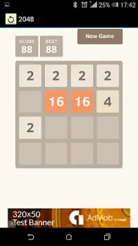 2048 The Simple Screen Shot 2