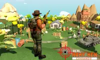 Real Army Men Commando Stars - Military Tank Games Screen Shot 2