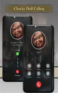 Chucky Doll Game Fake Call Screen Shot 1