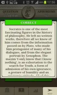 Genius Philosophy Quiz Lite Screen Shot 2