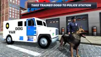 Police Dogs Van Driver: Transport Truck Games Screen Shot 3