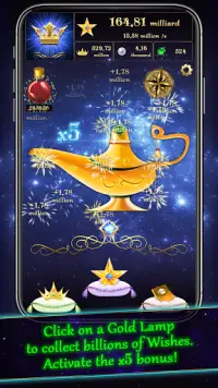 Gold Lamp Clicker - Idle Game Screen Shot 0