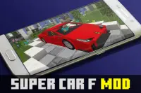 Super car f mod for mcpe Screen Shot 2