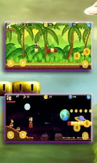 monkey kong: ilha das bananas e aventuras Screen Shot 2