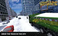 Loader & Dump Truck Winter SIM Screen Shot 4