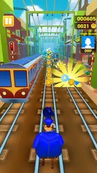 Subway Sonic Run Screen Shot 4