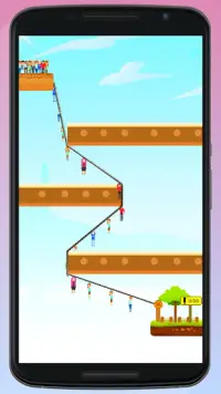 ROPE RESCUE ZIPLINE – UNIQUE PUZZLE GAME Screen Shot 2