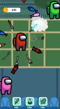 Knife among us - Impostor survival game Screen Shot 1