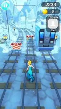 Subway Ice Princess Run Screen Shot 7