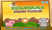 Kids Animals Jigsaw Puzzle Screen Shot 0