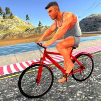 BMX屋上自転車ライダー自転車レーススタントゲーム3 d