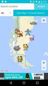Poké Finder Live Find Pokémon Screen Shot 0