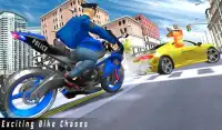 US Police Bike Chase: Motorbike Driving Games Screen Shot 9