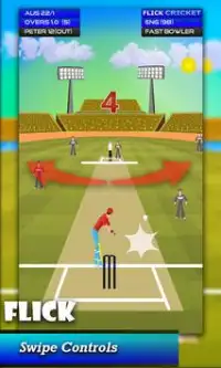 Flick Cricket Screen Shot 2