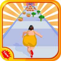 Body race io - Girl fat race games