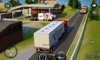 यूरो ट्रक ड्राइवर: ट्रक गेम्स Screen Shot 1