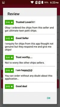Teen Patti Chips - Buy-Sell Screen Shot 4
