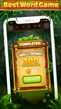 Word Jungle: Word Games Puzzle Screen Shot 2