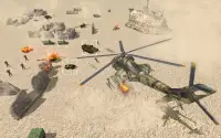 Ataque aéreo helicóptero caça Screen Shot 0