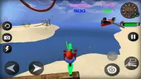 Super Hero Moto jump Screen Shot 10