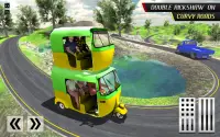 Tuk Tuk Rickshaw Driving Simulator Transport Games Screen Shot 1