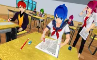 Anime School Girl High School Teacher Simulator 3D Screen Shot 1