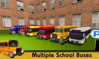 autobús escolar juego de simulador ciudad moderna Screen Shot 4