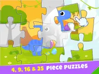 Bini Dino Puzzles for Kids! Screen Shot 12