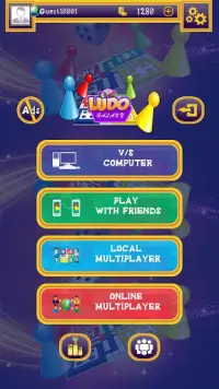 Ludo Galaxy - Realtime Multiplayer Game Screen Shot 1