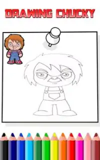 How To Draw Killer chucky (killer Chucky game) Screen Shot 4