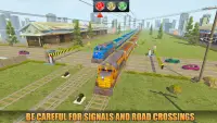 Indian Train Racing Simulator Pro: Game kereta 201 Screen Shot 14