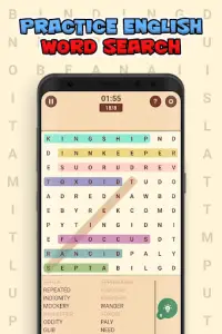 Practice English! Word Search Screen Shot 1