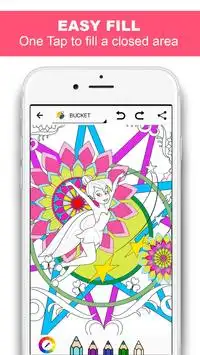 Tink Fairy Princess Coloring Book for Kids Bell Screen Shot 1