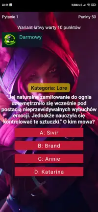 Quiz o League of Legends Screen Shot 1