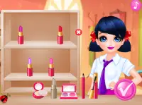 Dress up games for girls - Ladybu Back to School Screen Shot 1