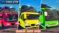 Off-Road Uphill Mountain Tourist Bus Driving Game Screen Shot 1