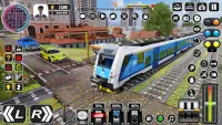 City Train Driver- Mga Larong Screen Shot 3