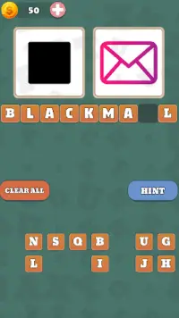 Picture puzzle - word game Screen Shot 1