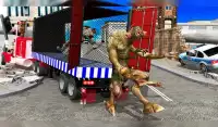 Aliens Transport - Police Transporter Truck Screen Shot 12
